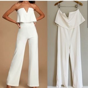 Lulu’s Power of Love White Romper